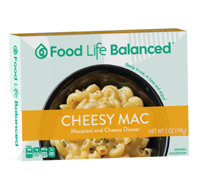 Ent, Tray, FLB Cheesy Mac 24/7oz