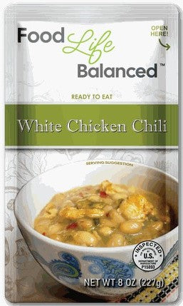 Ent, Pouch, FLB White Chicken Chili 24/8oz