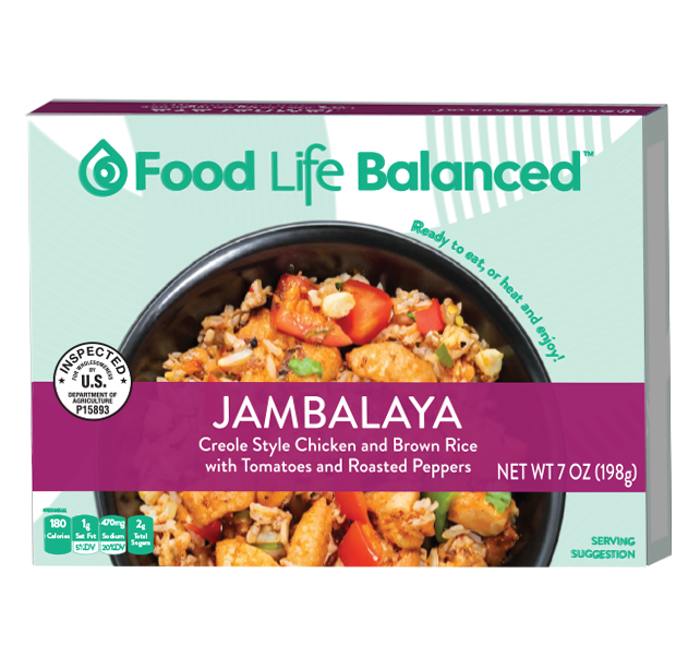 Ent, Tray, FLB Jambalaya 24/7oz
