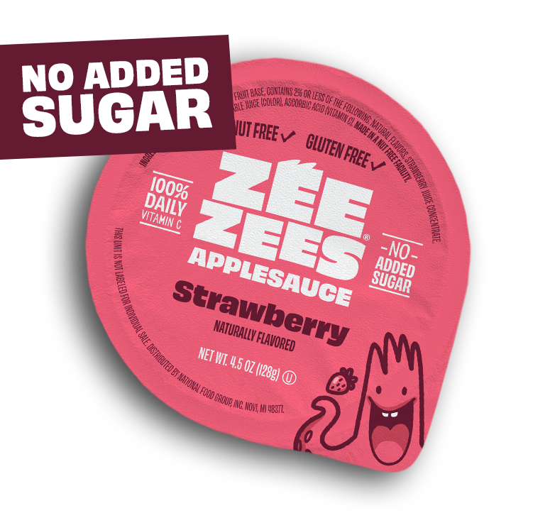 Fruit, Applesauce - Strawberry 96/4.5oz