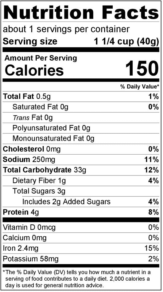 Cereal, Pouch Corn Flakes 270/1oz