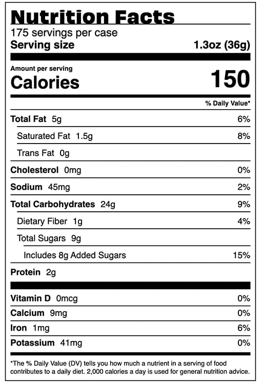 Bars, Strawberry Crisp Zee Zee 175/1.3oz