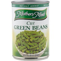 Veg,Green Beans No Salt Mothers Maid 24/15oz