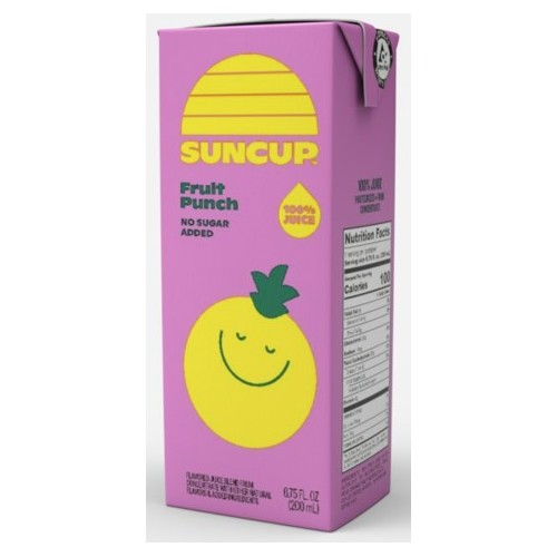 Juice, 6.75oz Suncup Fruit Punch