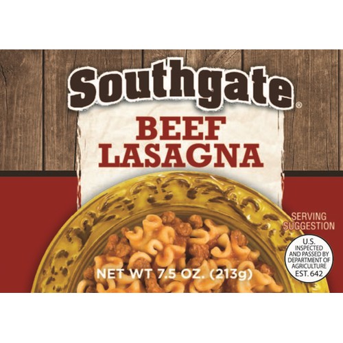 Ent, Southgate Beef Lasagna pt 24/7.5oz