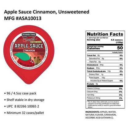 Fruit, Applesauce - PF Cinnamon 96/4.5oz