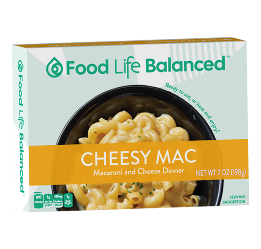 Ent, Tray, FLB Cheesy Mac 24/7oz