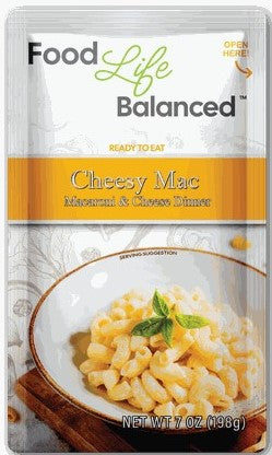 Ent, Pouch, FLB Cheesy Mac 48/8oz