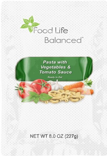 Ent, Pouch, FLB Pasta w garden vegetables 48/8oz