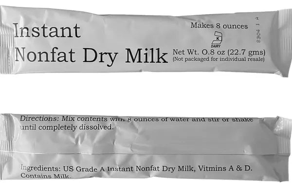 Milk, Powdered, Jerrell's NF Dry 150/0.8oz