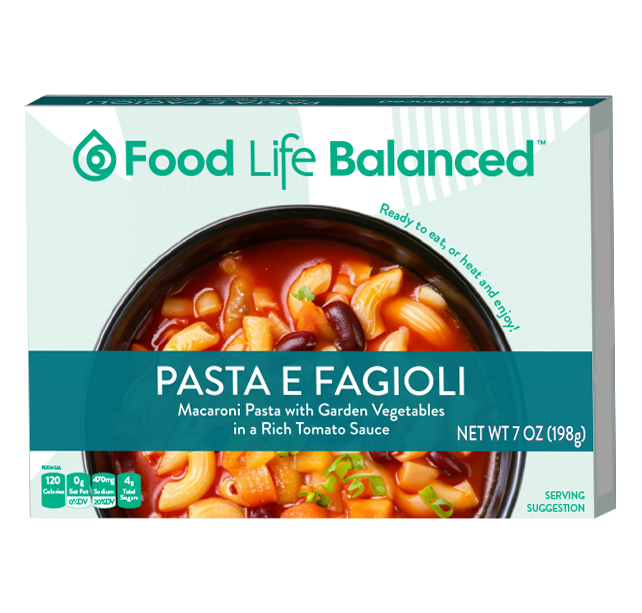 Ent, Tray, FLB Pasta Fagioli 24/7oz