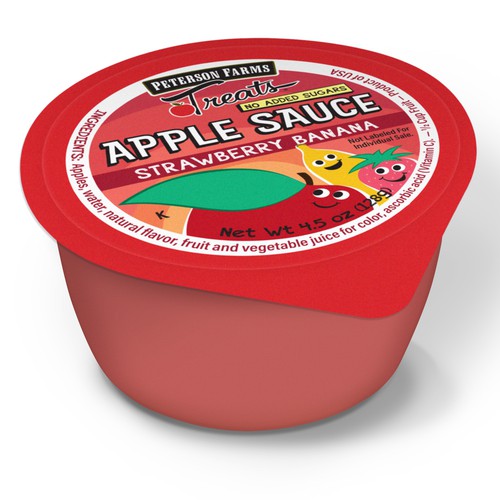 Fruit, Applesauce - PF Strawberry Banana 96/4.5oz