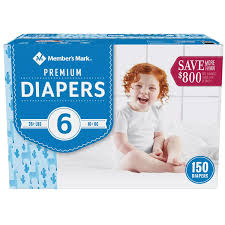 Diapers, Size 6, 150ct