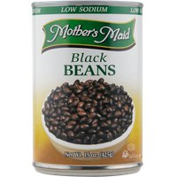 Veg, Black Beans Mothers Maid Low Sodium 24/15oz