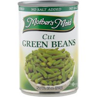 Veg,Green Beans No Salt  Mothers Maid 24/15oz